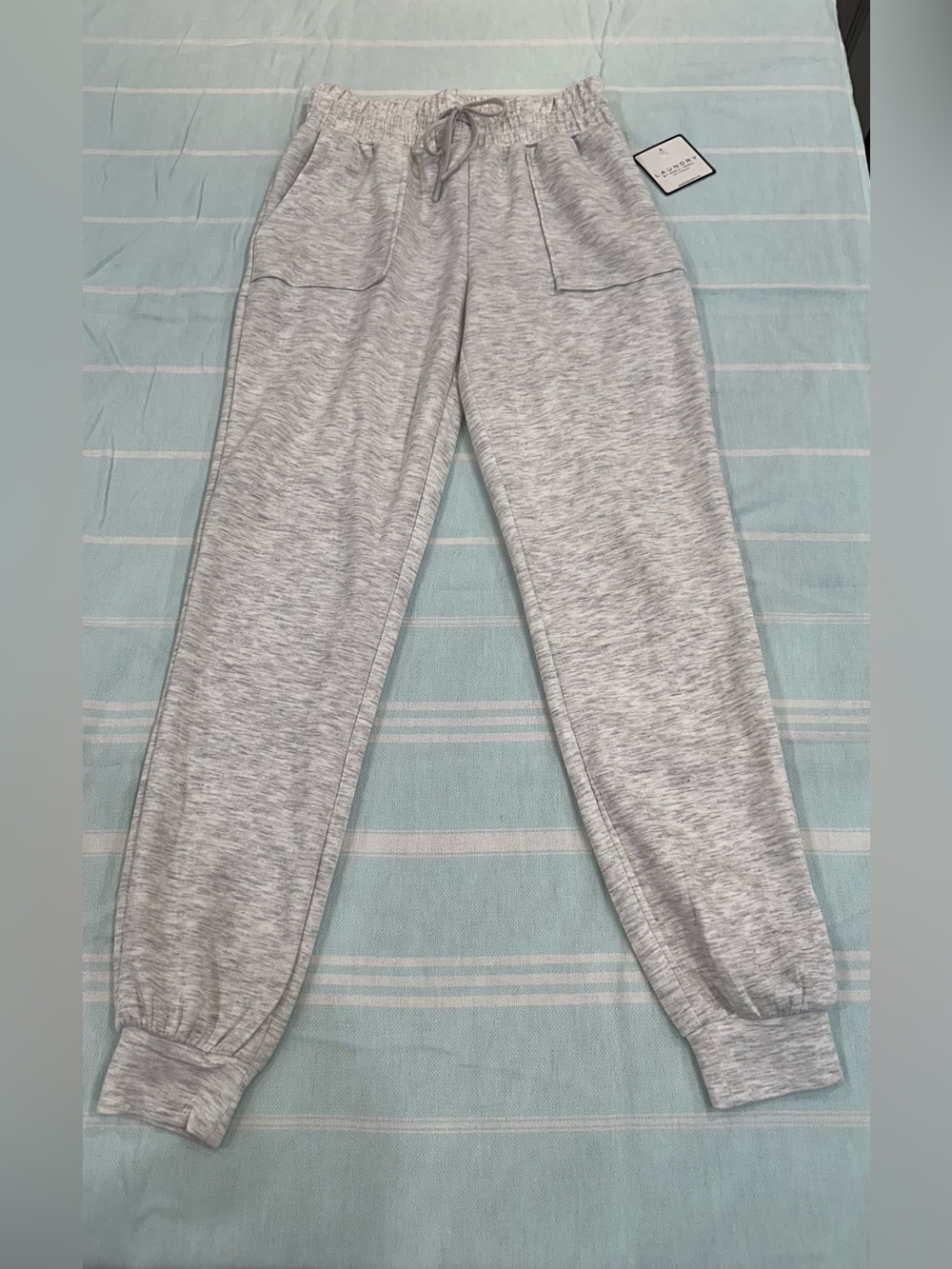 Laundry By Shelli Segal Light Heather Grey Jogger